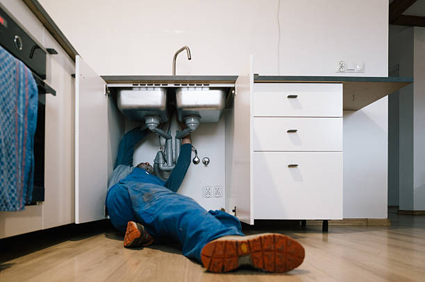 Professional Drain Cleaning technician working in Stratford, WI